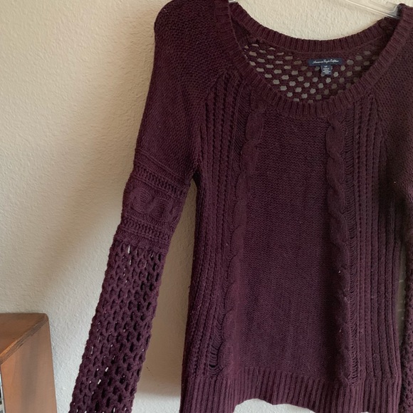 American Eagle Outfitters Sweaters - Dark purple american Eagle sweater